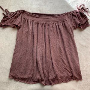AE Soft & Sexy Off-Shoulder Top